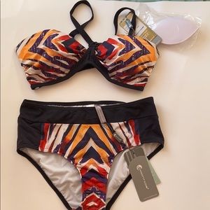 Moontide Masai Mara two piece swim suit 34B/C -150